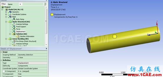 Ansys workbench: 屈曲分析ansys仿真分析图片11