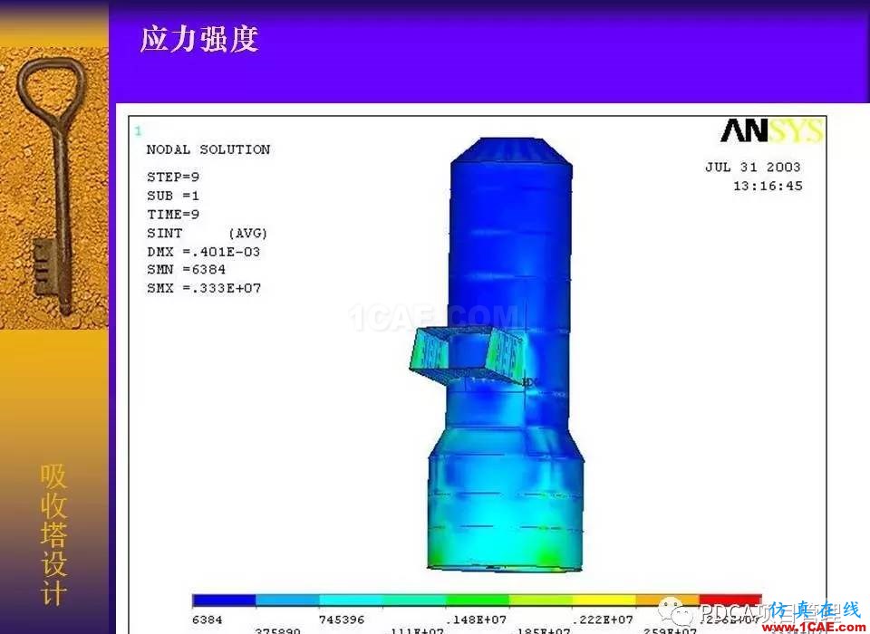 吸收塔易拉罐Ansys有限元分析案例图解ansys结果图片17