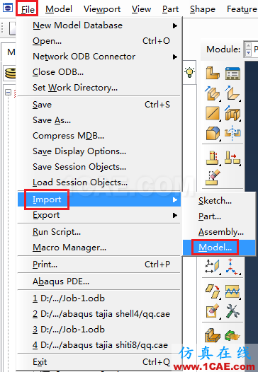 ANSYS计算模型如何导入Abaqusansys结构分析图片4