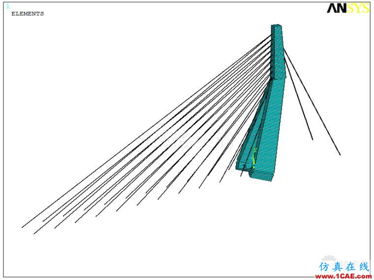 某斜拉桥ANSYS仿真分析实例ansys分析图片5