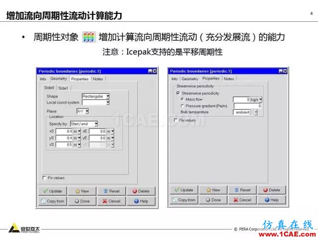 专题 | ANSYS 18.0新功能— Icepak：增加流向周期性流动计算能力和PRESTO离散格式ansys workbanch图片5