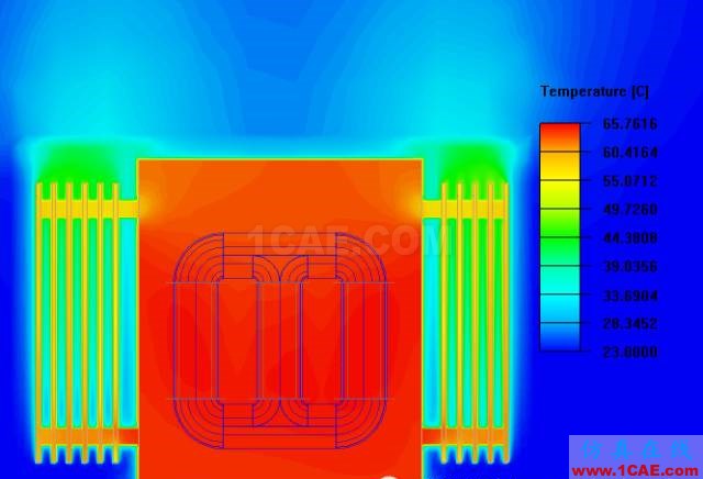 Icepak培训教程:对变压器进行不同环境下的散热模拟计算ansys结构分析图片13