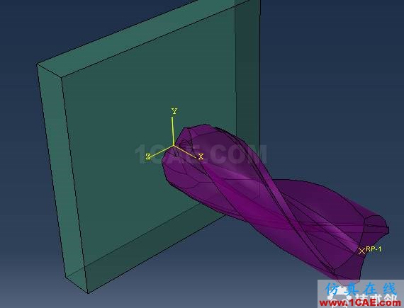 Abaqus仿真drill（钻孔）过程abaqus有限元培训教程图片7
