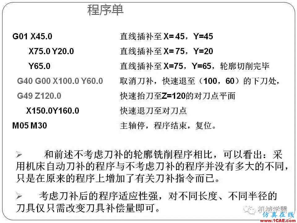 【收藏】数控铣床的程序编程PPT机械设计教程图片54