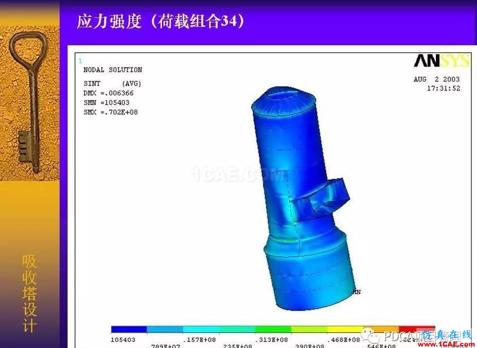 吸收塔易拉罐Ansys有限元分析案例图解ansys结构分析图片35