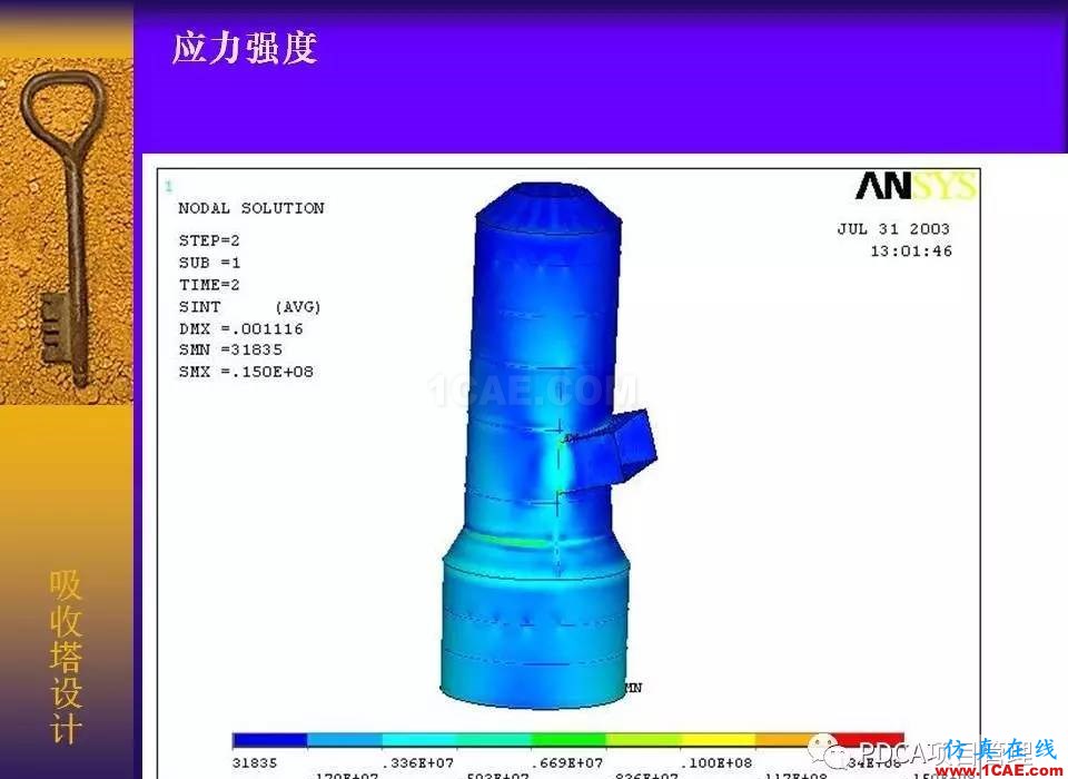 吸收塔易拉罐Ansys有限元分析案例图解ansys分析案例图片9