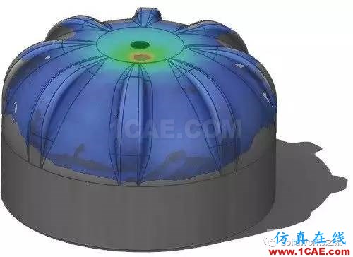 SolidWorks Simulation:黑胶唱片机盖支撑垫的模态分析solidworks simulation分析图片4